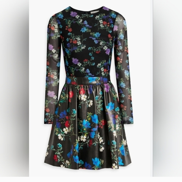 Alice + Olivia Chara Vegan Mini Dress size 12 - Picture 13 of 16